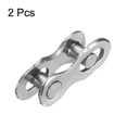 thumbnail image 3 of Uxcell 2pcs Bicycle Missing Link 10 Speed Reusable Steel Bike Chain Link Silver, 3 of 7