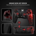 thumbnail image 3 of Funda protectora antideslizante de silicona para mando con agarre para el pulgar, adhesivos para el panel táctil y accesorios compatibles con PS5, 3 of 6