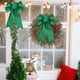 thumbnail image 5 of Paquete de 2 Adornos Navideños con Lazos | Adornos Extragrandes de Nailon y Licra para Árbol de Navidad | Colores Plateado, Dorado, Verde y Rojo | Chispas Colgantes Versátiles para Decorar El Árbol d, 5 of 6