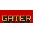 thumbnail image 2 of Gamer Adult Red Crew Neck Short Sleeve Tee-Medium, 2 of 2