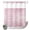 Dusty Rose, Blush, Rose Quartz, Peony, variant on No Hook Shower Curtain, Mustard Yellow Shower Curtains for Bathroom with See Through Top Window, Vintage Solid Color Modern Minimalist Waterproof & Washable Bath Curtain Narrow 54"x78"