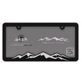 thumbnail image 2 of Mountain License Plate Frame Bracket (White on Black), 2 of 4