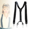 Suspenders for Men 1 Back Wide Suspender Heavy Duty Swivel Belt Loops