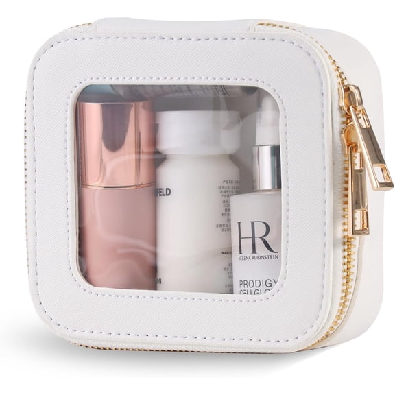 Mini Clear Makeup Bag Bags with Zipper,Travel Small Makeup Bag Organizer Case for Purse, Clear Toiletry Bag for Women, Organizers and Storage