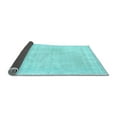 thumbnail image 2 of Ahgly Company Indoor Rectangle Abstract Light Blue Modern Area Rugs, 6' x 9', 2 of 4