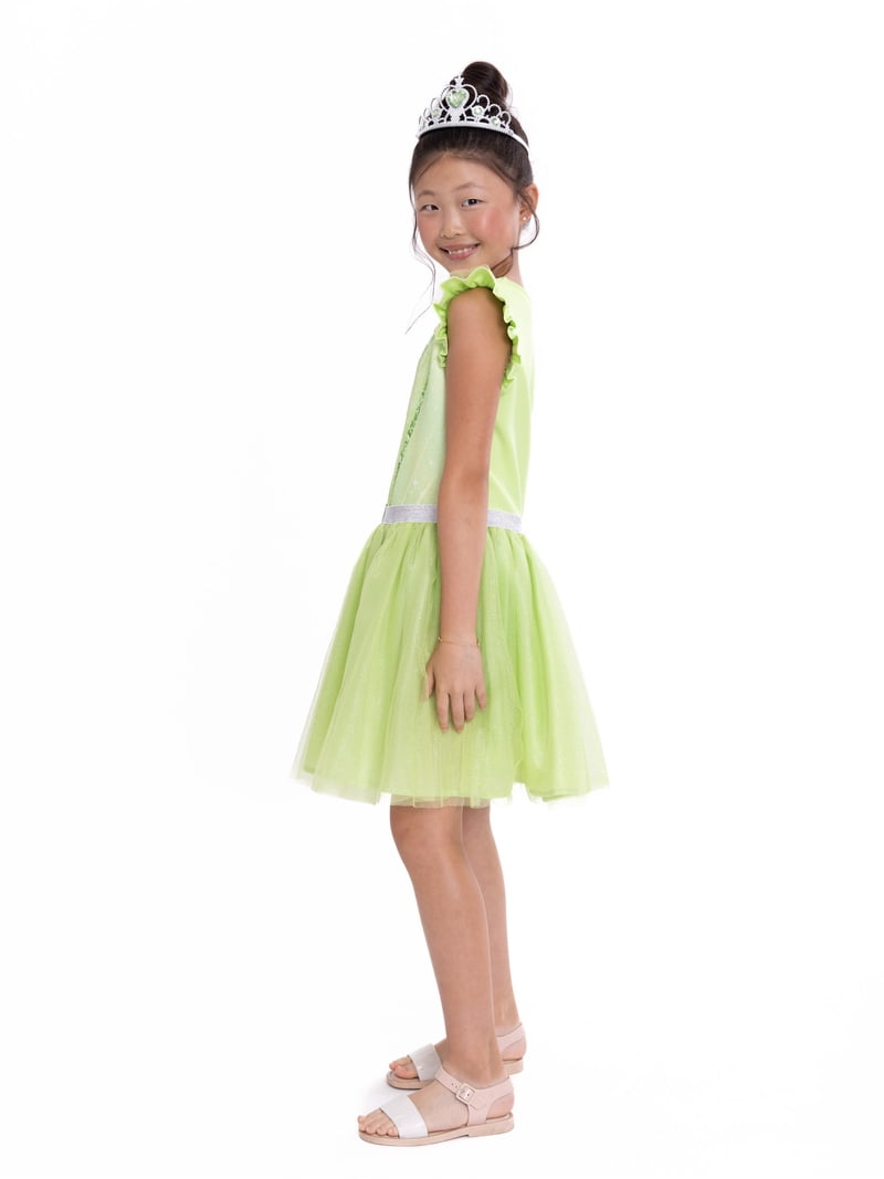 Disney Princess Girls Tiana Cosplay Dress, Sizes 4-16 - Walmart.com