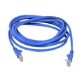 thumbnail image 2 of Belkin 7ft CAT6 Ethernet Patch Cable Snagless RJ45 M/M Blue - patch cable - 7 ft - blue - B2B, 2 of 10