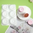 thumbnail image 3 of Gieenan 6-Cavity Flower Shape Silicone Mold Baking Tool for Making Chocolate, Candy, 3 of 8
