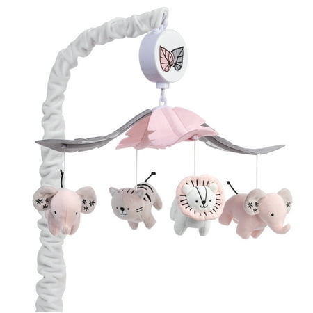 UPC: 0084122012240 | Lambs & Ivy Happy Jungle Musical Baby Crib Mobile Safari Animals Soother Toy