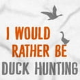 thumbnail image 2 of I Would Rather Be Duck Hunting Hunter Unisex Fleece Graphic Zip Up Hoodie Brisco Brands 2X, 2 of 5