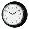 thumbnail image 4 of Lacrosse 404-3624B Horloge Murale à Quartz Rétro de 9,5 Pouces&44; Noir, 4 of 4
