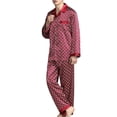 thumbnail image 2 of Ensemble de Pyjama Soyeux à Manches Longues pour Hommes, 2 of 3