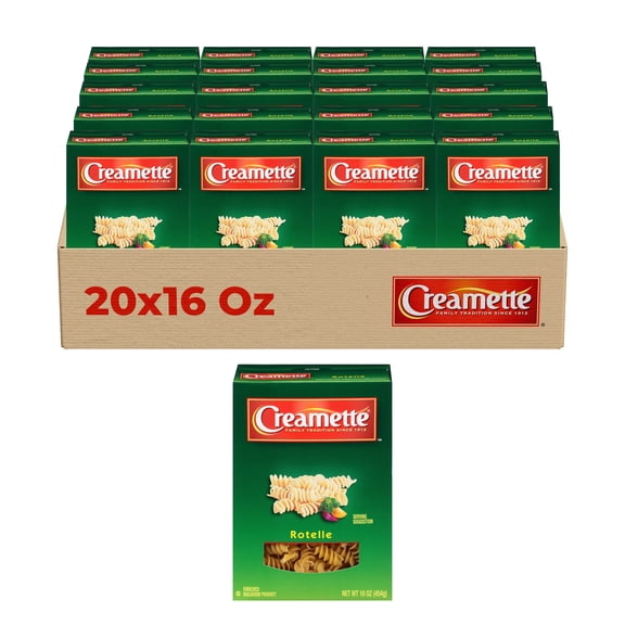 Creamette Rotelle Pasta, 12-Pack (16 oz Each) – Fun Wagon Wheel Pasta for Soups, Salads & Casseroles