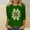 Green, variant on Hvot&aat Women's Trendy T-Shirts Sunflower Graphic Loose 3/4 Sleeve Tee Casual Boat Neck Cute Funny Blouse