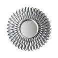 thumbnail image 2 of European Style Ornate Round Hanging Makeup Bathroom Bedroom Entryways Vanity Wall Mounted Arts Mirrors - Flower Shaped, 2 of 10