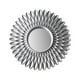 thumbnail image 2 of Espejo dorado Espejos decorativos Bonnyco Círculo Fondo Decoración de pared Colgante Plata en forma de flor, 2 of 9