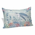 thumbnail image 2 of Teal Coastal Turtle Pillow Covers 24"x36", Beach Nautical Ocean Coral Seahorse Soft Brushed Microfiber Breathable Throw Pillow Covers, Pillowcase with Zipper for Couch Sofa Bedroom Living Room, 2 of 9