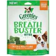 GREENIES BREATH BUSTER Bites Chicken & Parsley Flavor Treats for Dogs 5.5 Ounces