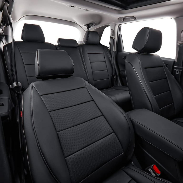 EKR Custom Fit Sportage Car Seat Covers for KIA Sportage 2023 2024-Full Set  Breathable Leatherette Auto Seat Covers(Black)
