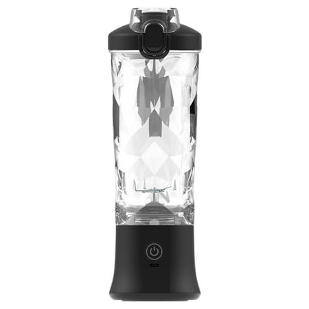 

Kmxyo 1 Set 600ML Juicer Cup 6 Blades Strong Motor Straight Drink Mouth One Click Clean Type-C Rhombus Body Electric Juicer Home Supply