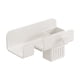 thumbnail image 2 of Organizador de pared plegable para secador de pelo | Capacidad de carga universal de 2 kg | Montaje adhesivo sin taladrar | Soporte para secador de pelo de baño que ahorra espacio con gancho, 2 of 5