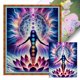 thumbnail image 1 of Kit Punto Cruz Chakra Impreso Hilo Algodón Ecológico Bordado 14CT 40x50cm, 1 of 9
