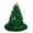 Green, variant on Deago 2 Pack Christmas Tree Felt Party Hat - 14 inches tall Ugly Christmas Hat- Holiday Party Supplies Decor (Red)