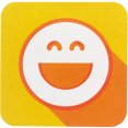 thumbnail image 2 of Emoji Stickers Happy Faces 6 Different Emoticons 1 Inch Squares 500 Adhesive Labels, 2 of 8