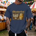 thumbnail image 2 of XIAOCHA Mens Oktoberfest Graphic Print T Shirt Short Sleeve Tees Holiday Crewneck Tops, 2 of 4