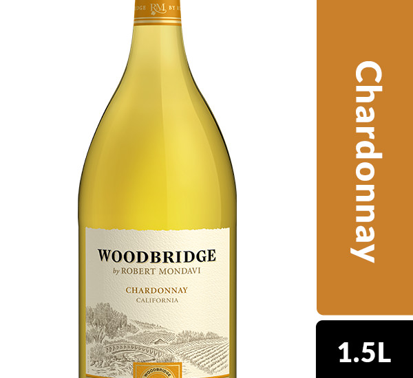Woodbridge by Robert Mondavi Chardonnay Wine, White Wine, 1.5 L Bottle