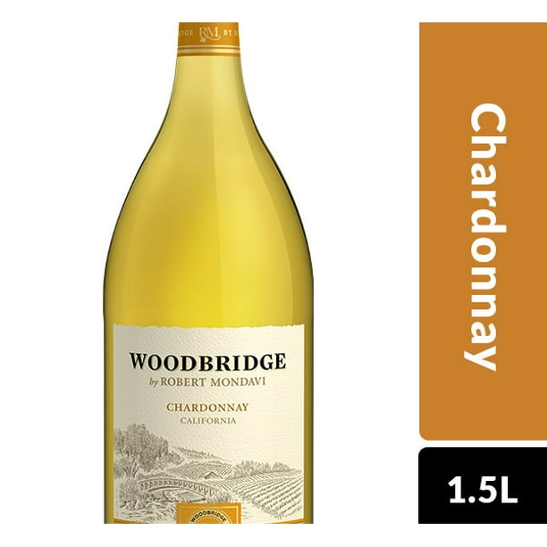 Woodbridge by Robert Mondavi Chardonnay Wine, White Wine, 1.5 L Bottle