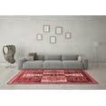 thumbnail image 3 of Ahgly Company Indoor Rectangle Abstract Red Modern Area Rugs, 8' x 12', 3 of 4