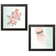 thumbnail image 2 of Gango Home Decor Coastal Splash III & IV; Two 12x12in Art Prints in Black Frames, 2 of 6