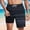 11 - Dark Gray, variant on Aobny Men Shorts Board with Liner Hawaiian Bottoms Casual Slim Big & Tall Bottoms,Blue,L