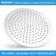 thumbnail image 5 of Billuyoard Cabezal de ducha de acero inoxidable a prueba de fugas, ultrafino, de alta presión, cabezal de ducha de techo de baño, rociador de Juegos de accesorios de baño, 5 of 5