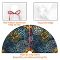 thumbnail image 4 of Sikiie Vintage Compass 30-48 inches {designName} Print Christmas Tree Skirt Snowman Xmas Tree Skirt with Edge Christmas Decorations for Holiday Party36", 4 of 7