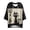 Grey1, variant on Halloween Patchwork Cat Print Casual Hoodie Vintage Spooky Black Cat Halloween Sweatshirt (Black1 M)