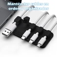thumbnail image 1 of Organizador De Cables Magnético VIMI Para Escritorios Y Mesas Negro, 1 of 8