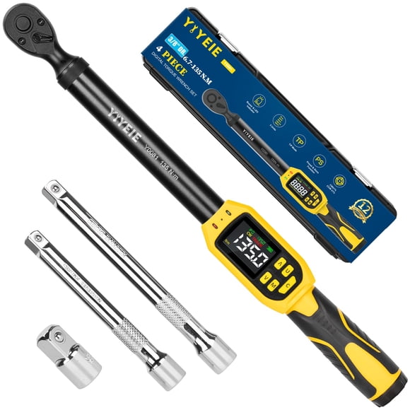 Llave dinamométrica digital YIYEIE de 3/8" 5-99,5 ft-lb