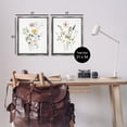 thumbnail image 4 of Stupell Industries Artfully Arranged Wildflowers Plants & Flowers Painting Gray Floater Framed Canvas Art Print Wall Art, 17 x 21, Set of 2, 4 of 10