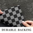 thumbnail image 6 of Gray and Black Checkered Pattern Door Rugs,Washable Non Slip Door Mats Indoor,Decorative Door Mats,Entry Mat Indoor for Entrance,Bedroom,Kitchen,Bathroom,17"x30", 6 of 6