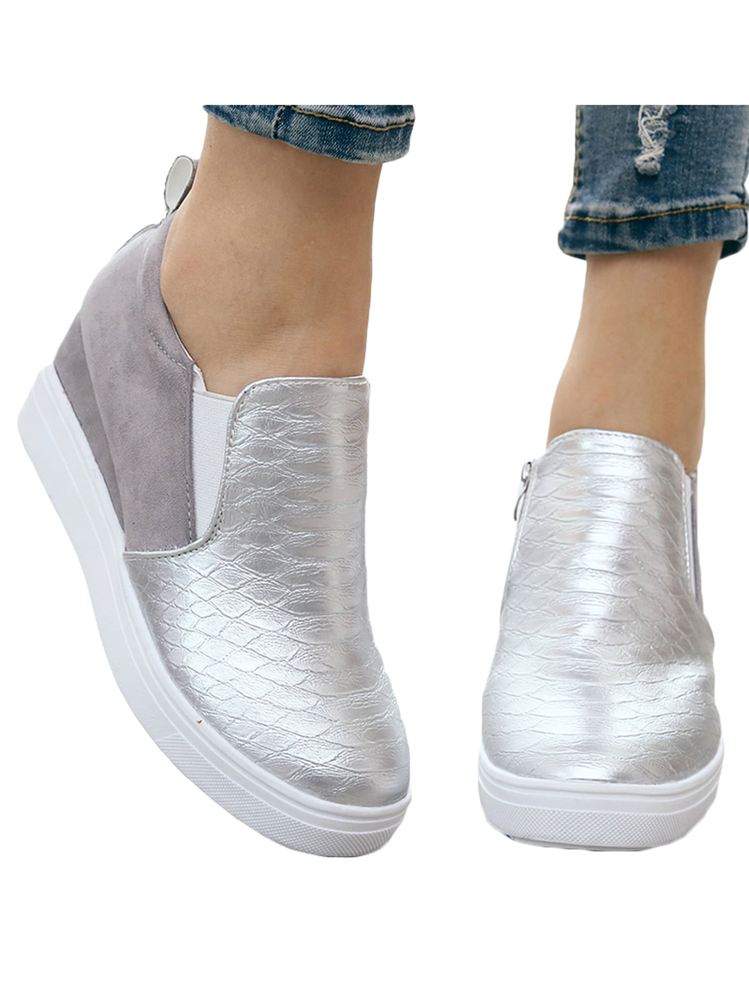 slip on shoes with zipper