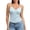 WenDA22 tx01-Blue, variant on WEIWEN Womens Spaghetti Strap Tank Top Lace Wrap Deep V Neck Cropped Tops for Women Coquette Camisole Going Out Cami Shirts tx03-White, L