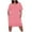 Pink, variant on Ecqkame Women's Plus Size Dress Summer V Neck Short Sleeve Casual Dress Solid Color Loose Midi Dress with Pockets Red XXXL
