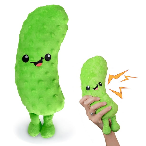Twiddler Toys Yodeling Plush Pickle - 11 Pickle Sings Yodels divertidos - Regalo divertido para amigos y compañeros de trabajo