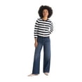 thumbnail image 2 of Jordache Women's High Rise Wide Leg Jeans, Sizes 2-22, 2 of 5