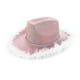 thumbnail image 2 of Sombrero de vaquero Fernando para Disfraz Fiesta Rosa, 2 of 8
