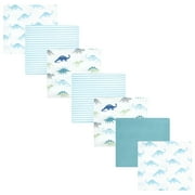 Luvable Friends Hudson Baby Flannel Receiving Blankets 7pk, Soft Dino