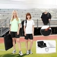 thumbnail image 4 of Extra Wide Stadium Seat with Back Support, 6-Position Reclining Bleacher Chair - Padded Cushion, Anti-Slip Mat, Cup Holders & Large Pockets for Football, Baseball, Concerts, Outdoor Events, 4 of 7