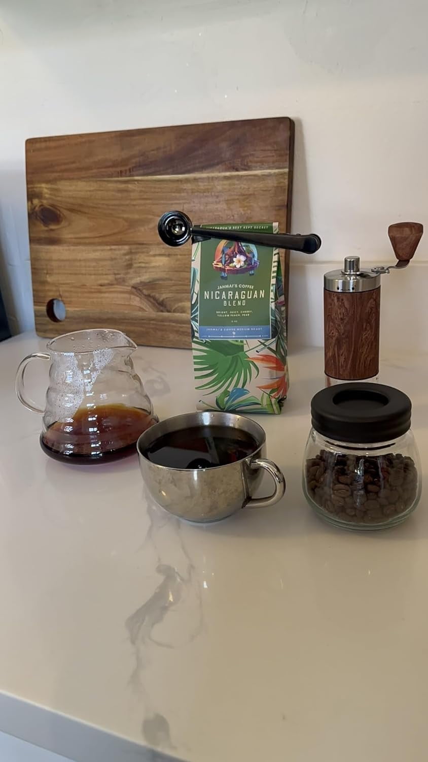 JAHMAI'S COFFEE Jahmai’s Coffee Company: Premium Nicaraguan Medium Roast Caturra Whole Bean - Gourmet Quality, Unmatched Flavor and Aroma for Coffee Enthusiasts
